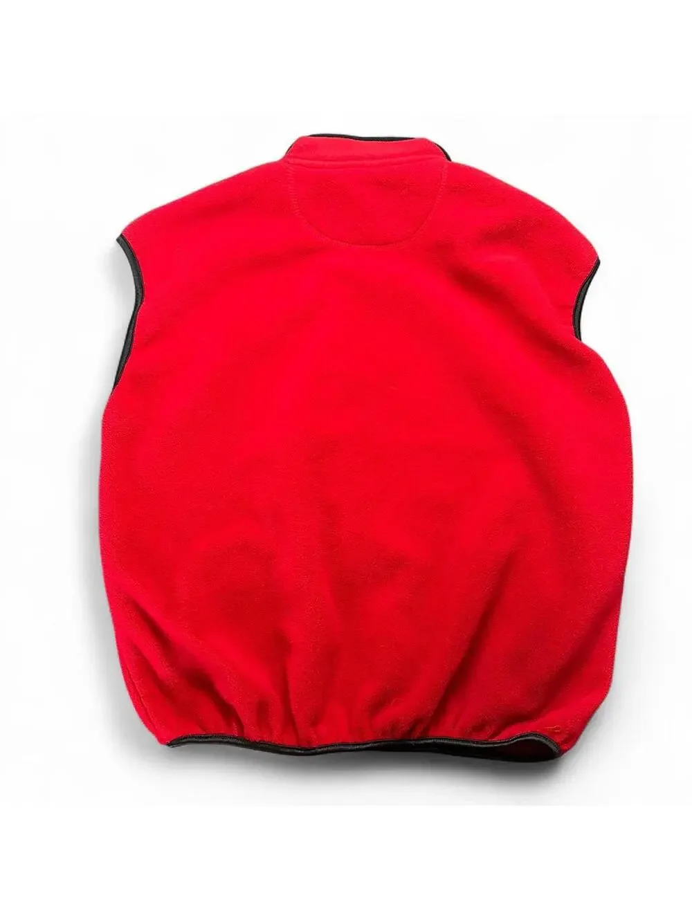 Vintage Champion Red Fleece Vest (L)